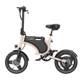 JASION JC1 Electric Bike  - Motor 250W Battery 36V5.2AH 14 Inch Wheels Mechanical Disc Brakes - Pink